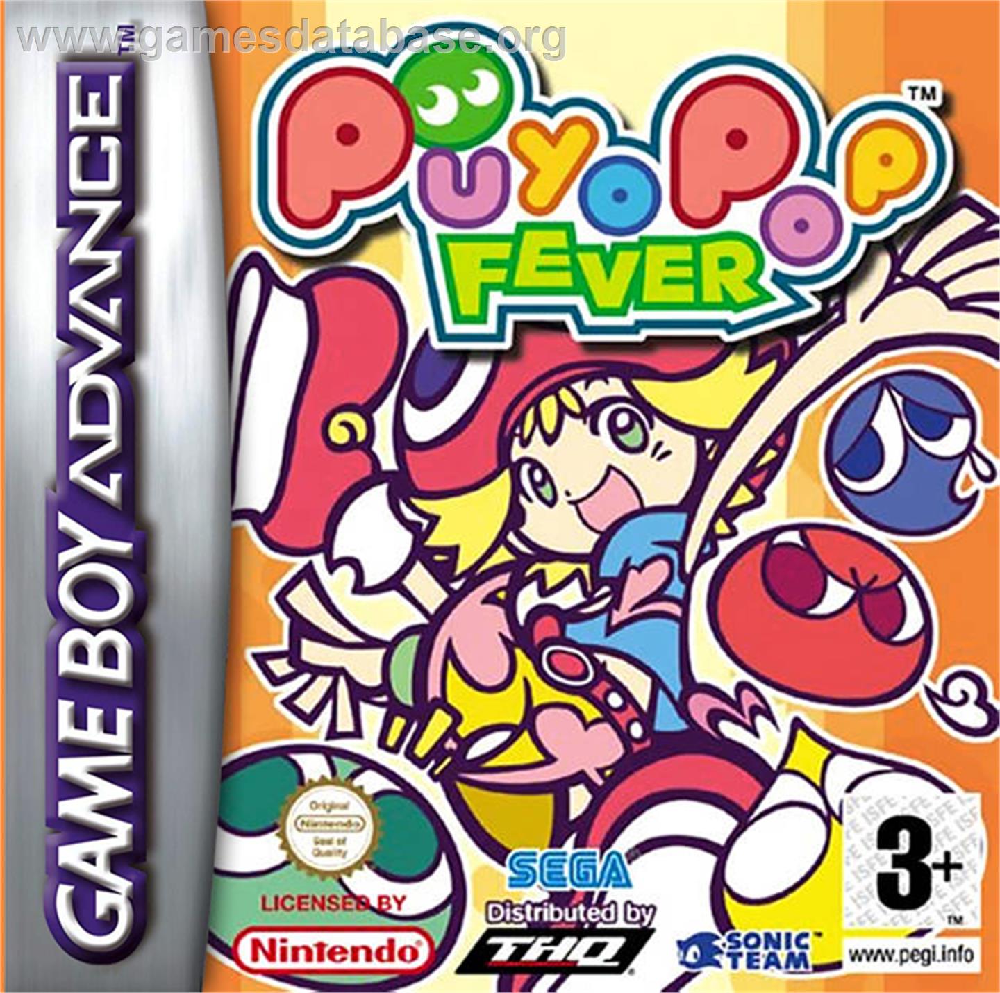 Puyo Pop Fever - Nintendo Game Boy Advance - Artwork - Box