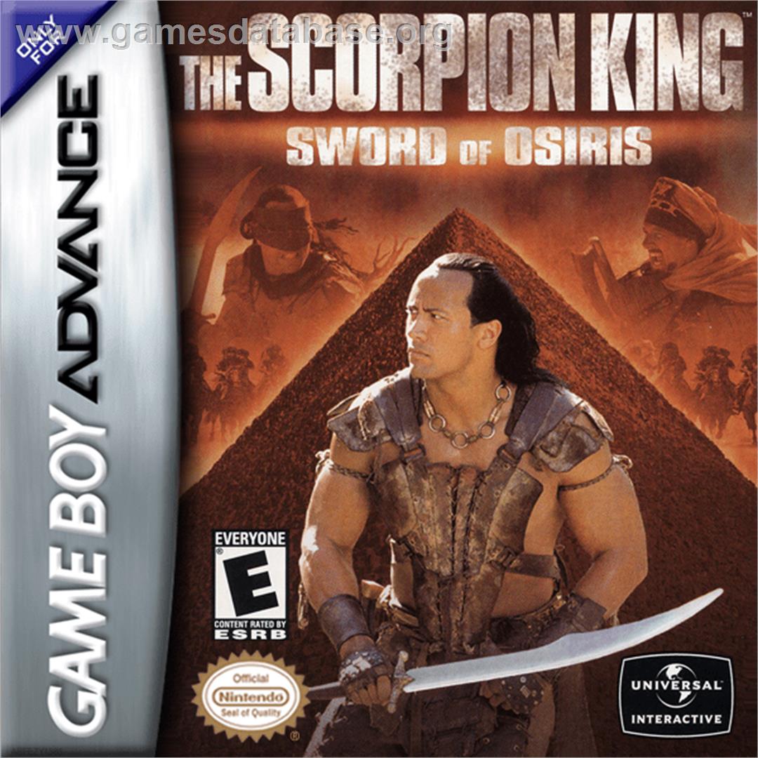 Scorpion King: Sword of Osiris - Nintendo Game Boy Advance - Artwork - Box