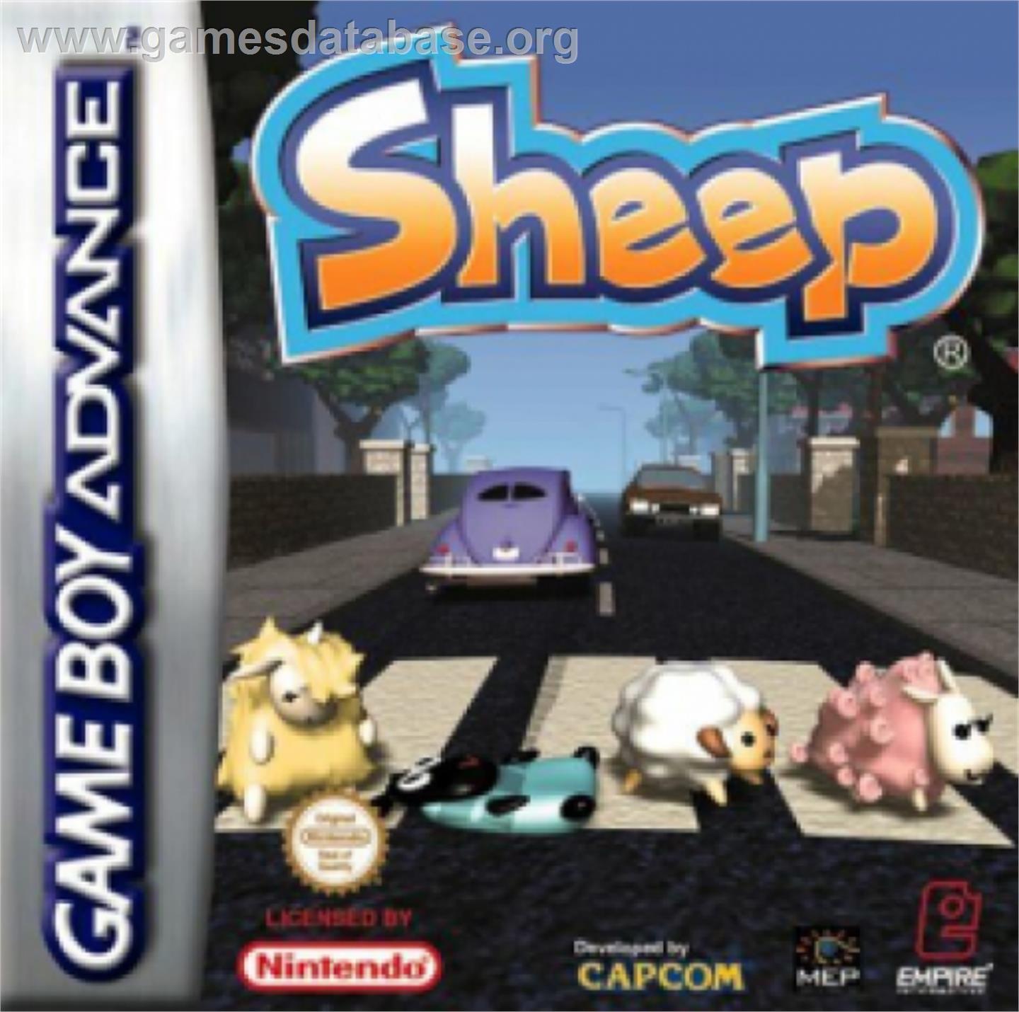 Sheep - Nintendo Game Boy Advance - Artwork - Box
