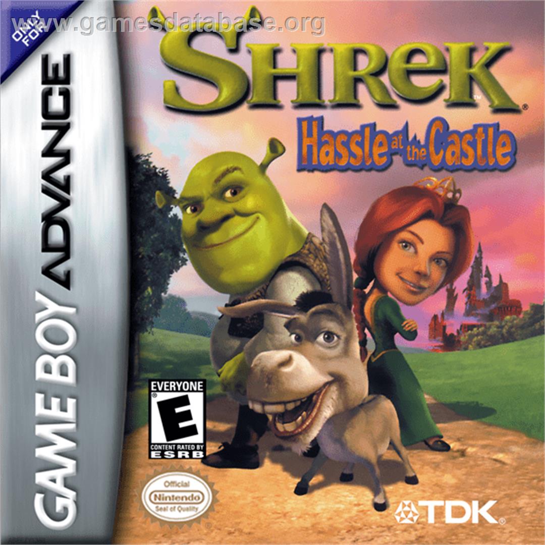 Shrek: Hassle at the Castle - Nintendo Game Boy Advance - Artwork - Box