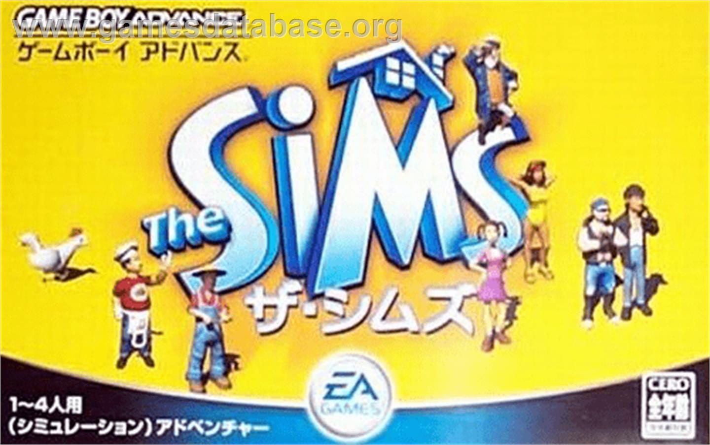 Sims - Nintendo Game Boy Advance - Artwork - Box