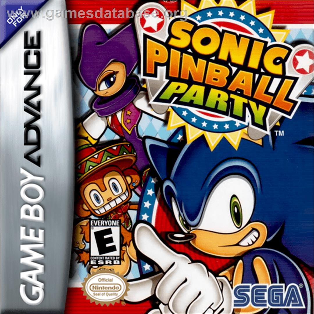 Sonic Pinball Party - Nintendo Game Boy Advance - Artwork - Box