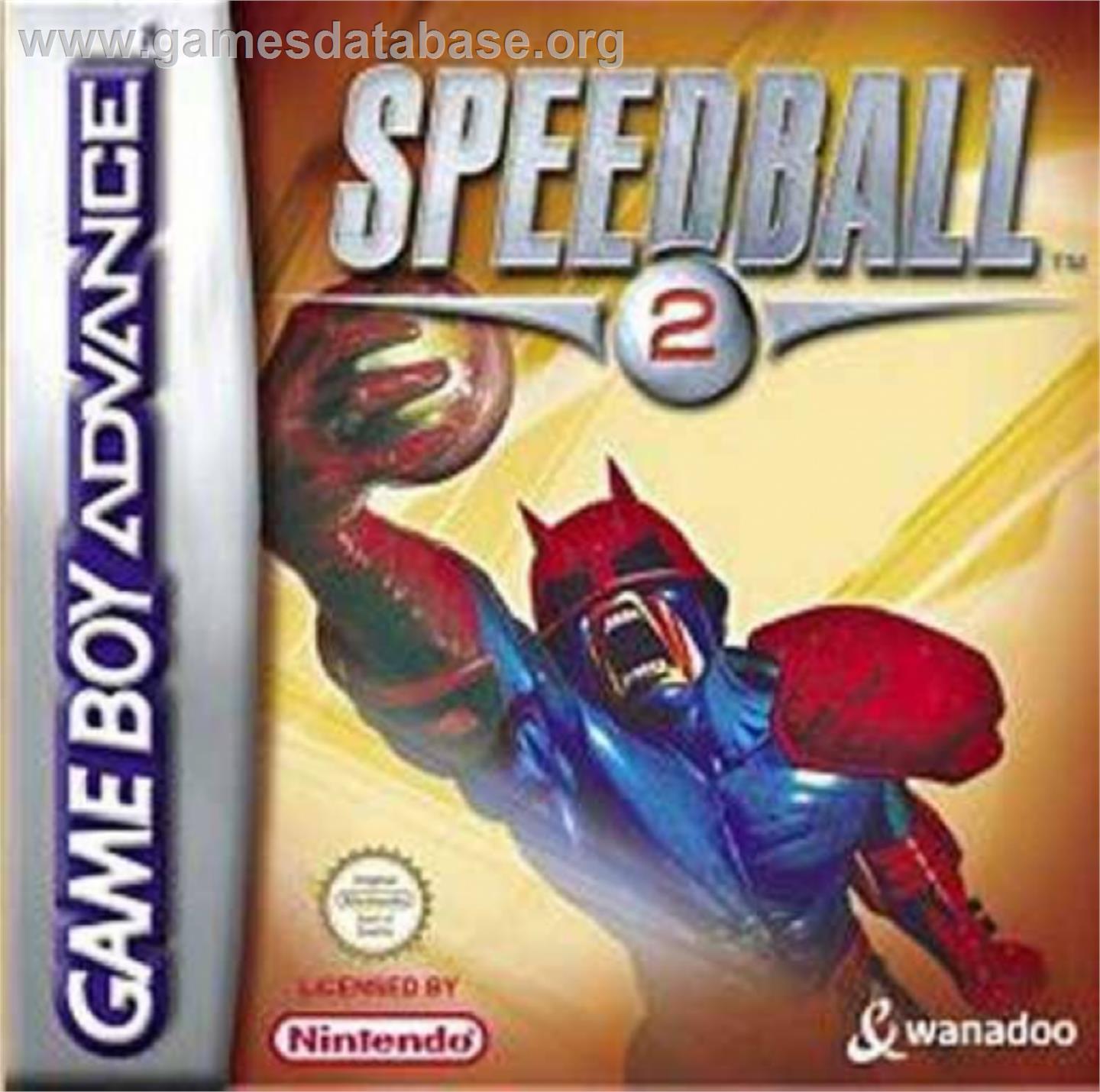 Speedball 2: Brutal Deluxe - Nintendo Game Boy Advance - Artwork - Box