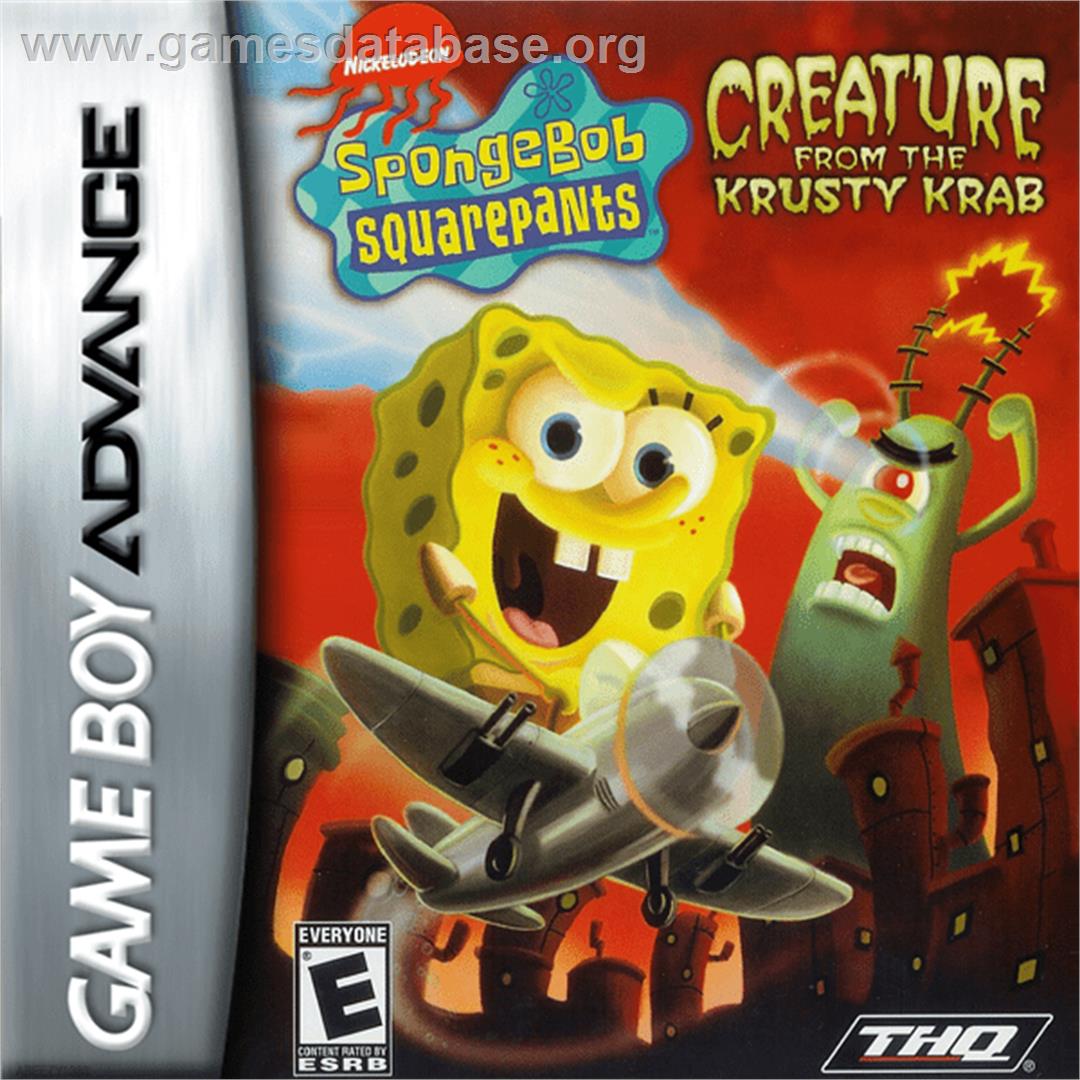 SpongeBob SquarePants: Creature from the Krusty Krab - Nintendo Game Boy Advance - Artwork - Box