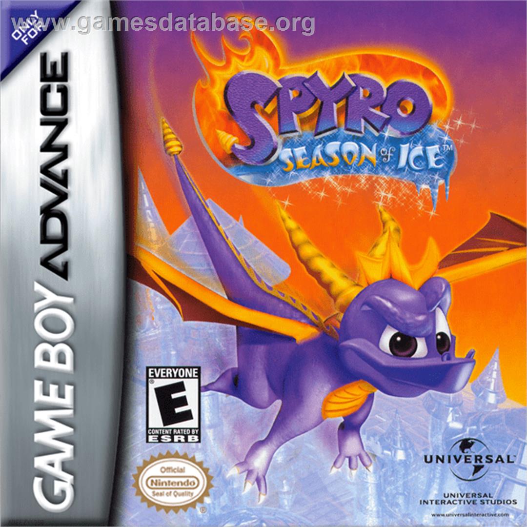 Spyro: Season of Ice - Nintendo Game Boy Advance - Artwork - Box