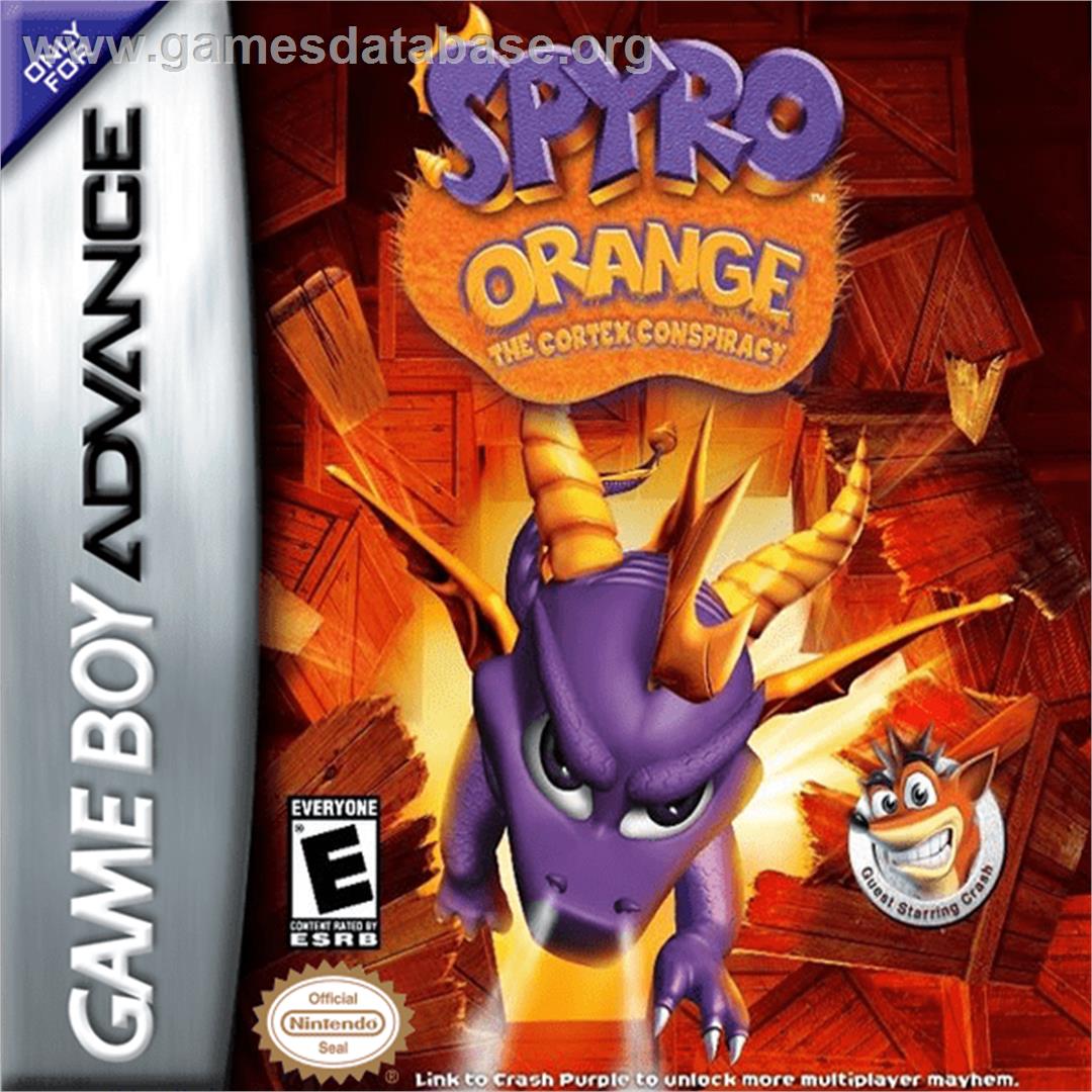 Spyro Orange: The Cortex Conspiracy - Nintendo Game Boy Advance - Artwork - Box