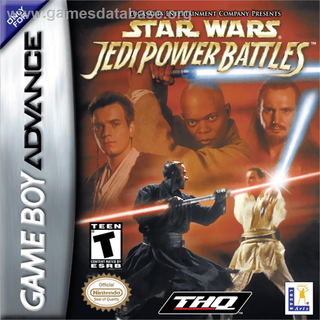 Star Wars: Episode I - Jedi Power Battles - Nintendo Game Boy Advance - Artwork - Box