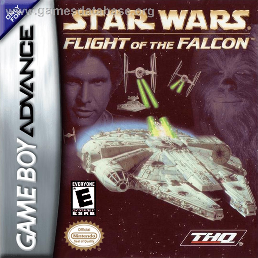 Star Wars: Flight of the Falcon - Nintendo Game Boy Advance - Artwork - Box
