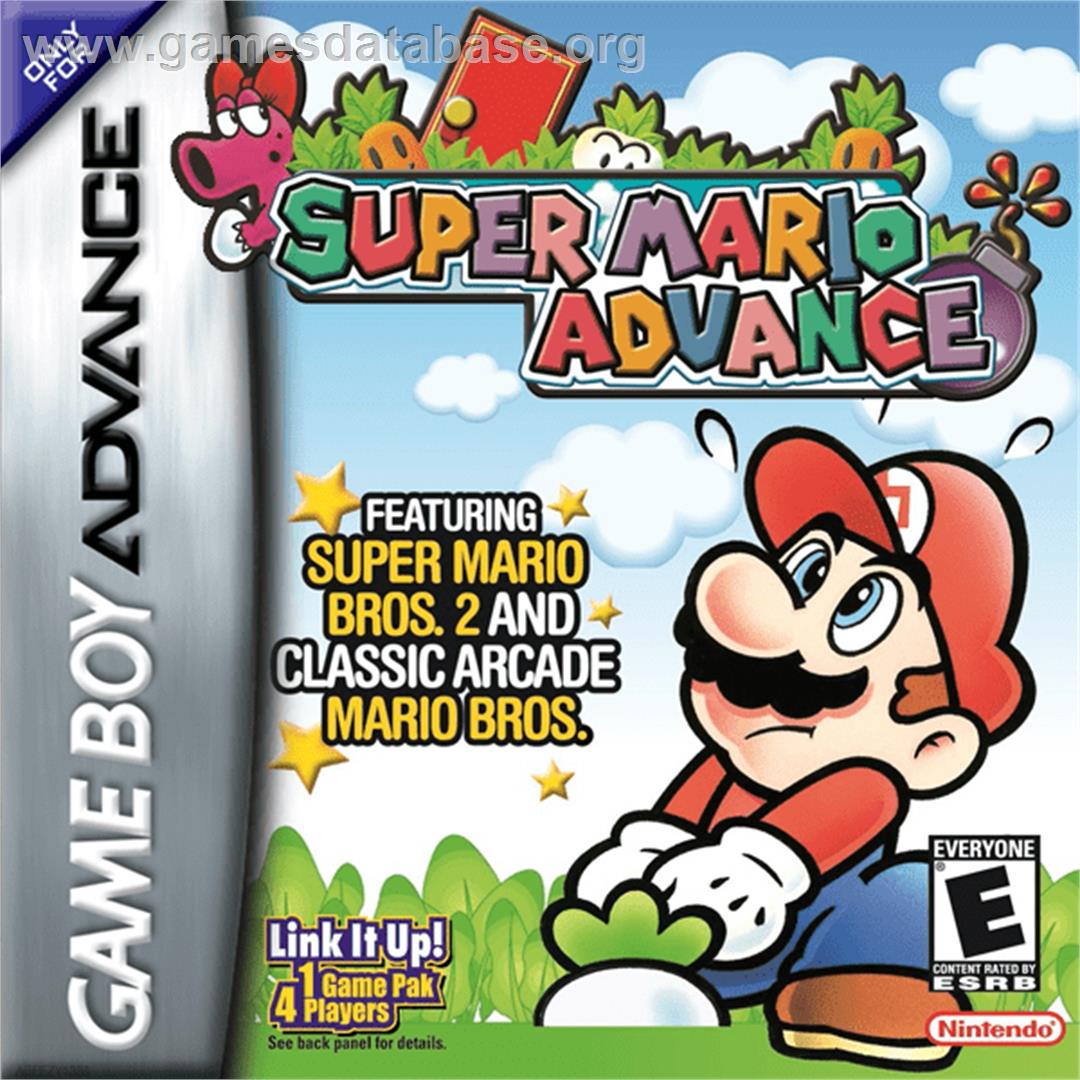 Super Mario Advance - Nintendo Game Boy Advance - Artwork - Box