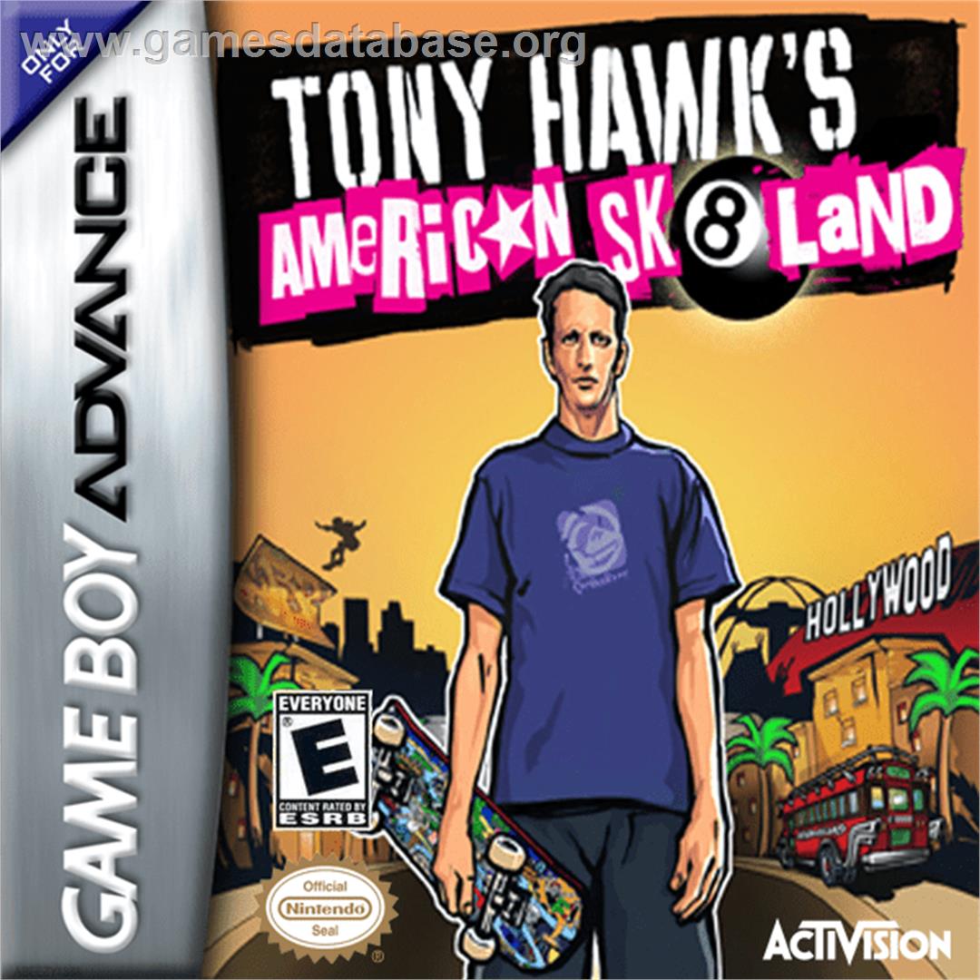 Tony Hawk's American Sk8land - Nintendo Game Boy Advance - Artwork - Box