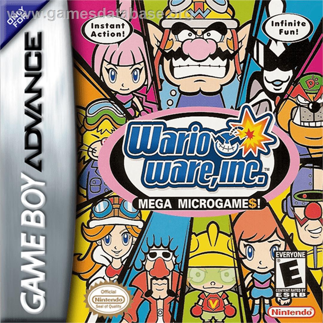 WarioWare, Inc.: Mega Microgame$ - Nintendo Game Boy Advance - Artwork - Box