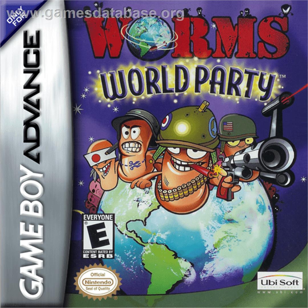 Worms World Party - Nintendo Game Boy Advance - Artwork - Box