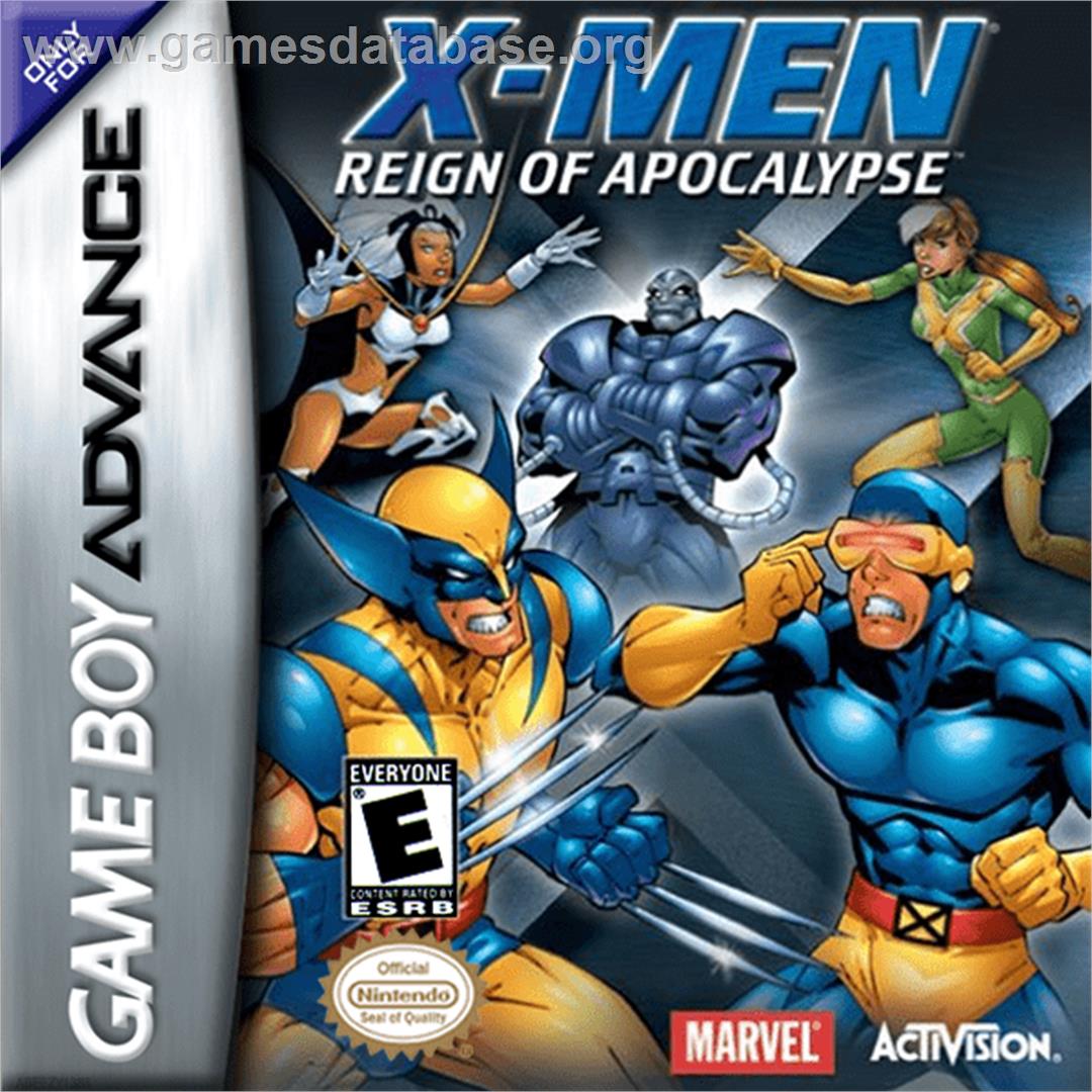 X-Men: Reign of Apocalypse - Nintendo Game Boy Advance - Artwork - Box