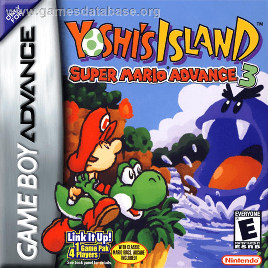 Yoshi's Island: Super Mario Advance 3 - Nintendo Game Boy Advance - Artwork - Box