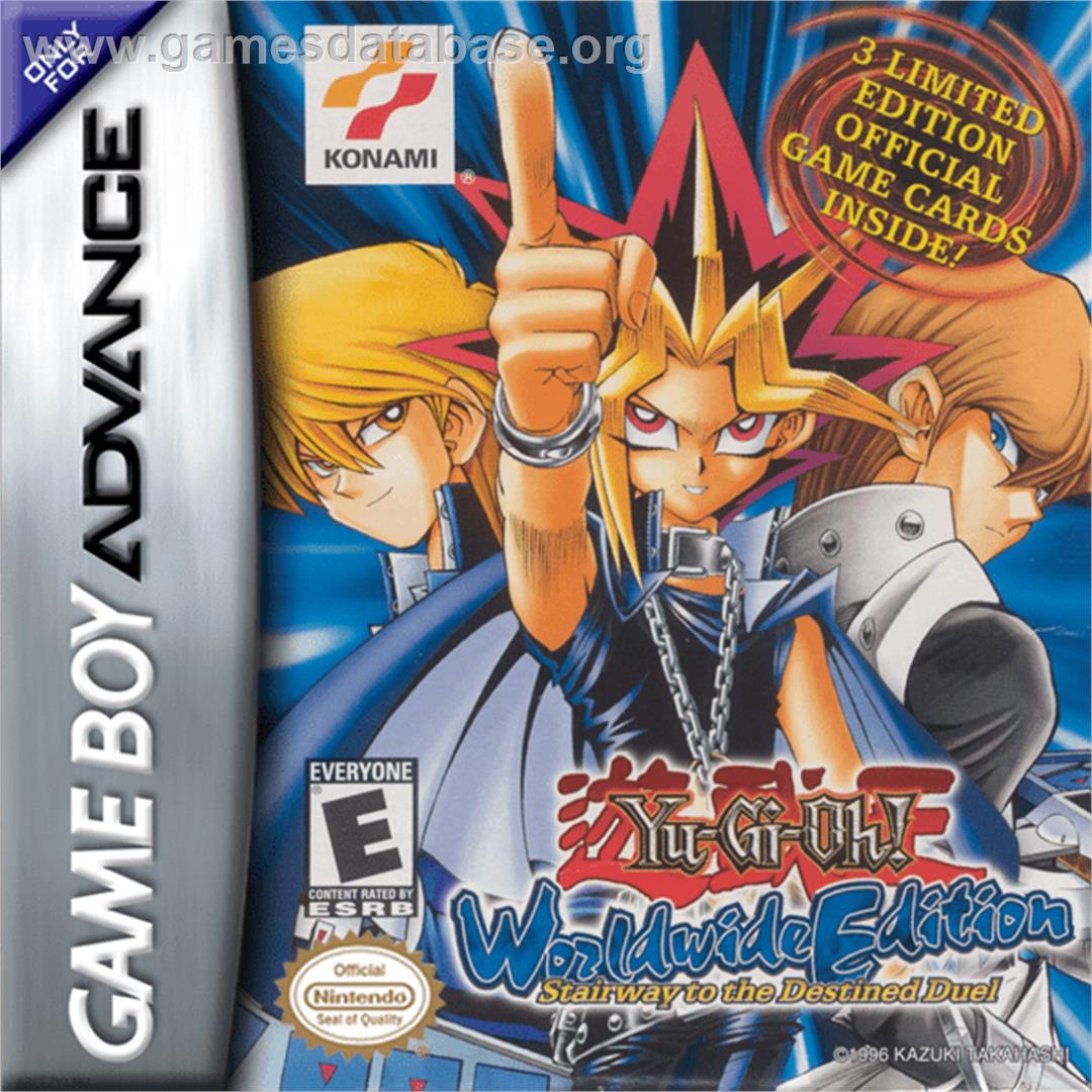 Yu-Gi-Oh! Worldwide Edition: Stairway to the Destined Duel - Nintendo Game Boy Advance - Artwork - Box