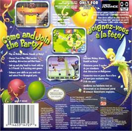 Box back cover for Party on the Nintendo Game Boy Advance.