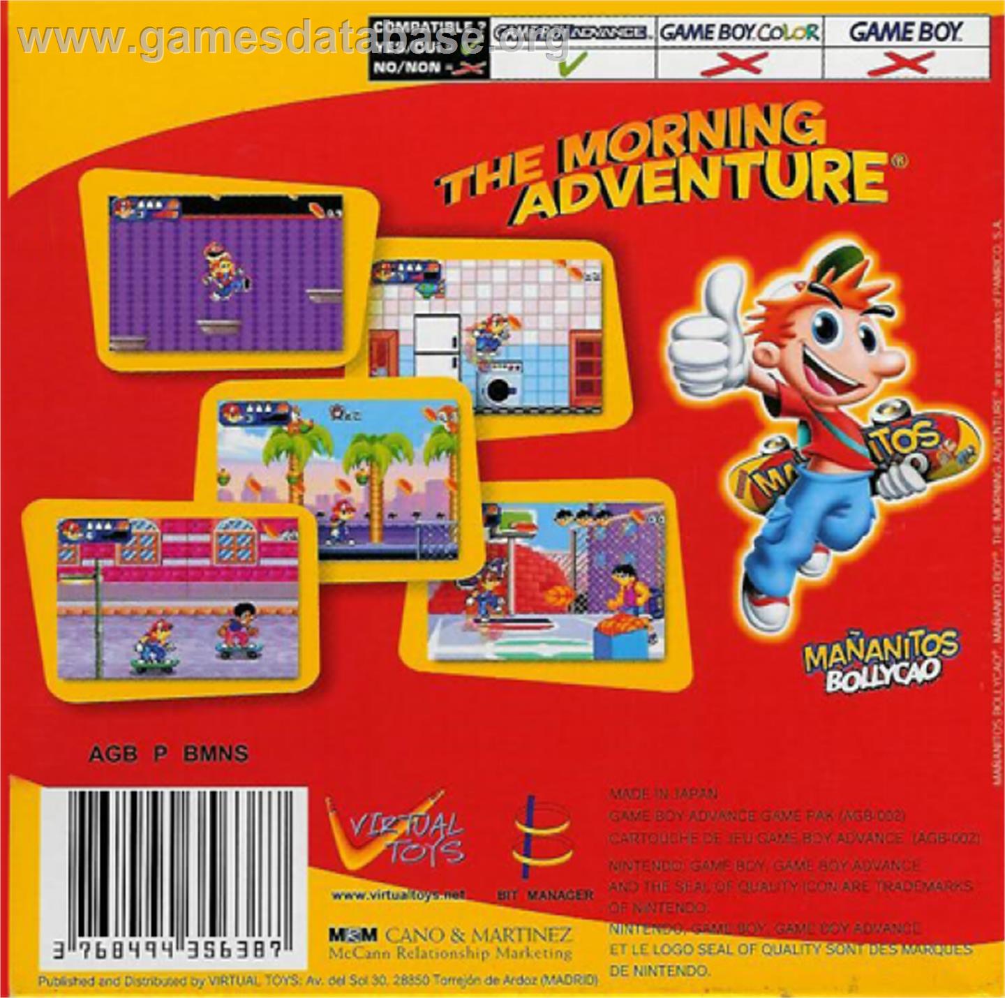 Rogue: The Adventure Game - Nintendo Game Boy Advance - Artwork - Box Back
