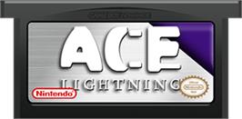 Cartridge artwork for Ace Lightning on the Nintendo Game Boy Advance.