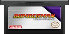 Cartridge artwork for Bomberman Tournament on the Nintendo Game Boy Advance.