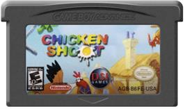 Cartridge artwork for Chicken Shoot on the Nintendo Game Boy Advance.
