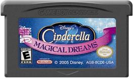 Cartridge artwork for Cinderella: Magical Dreams on the Nintendo Game Boy Advance.