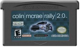 Cartridge artwork for Colin McRae Rally 2.0 on the Nintendo Game Boy Advance.