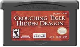Cartridge artwork for Crouching Tiger, Hidden Dragon on the Nintendo Game Boy Advance.