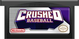 Cartridge artwork for Crushed Baseball on the Nintendo Game Boy Advance.