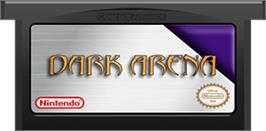 Cartridge artwork for Dark Arena on the Nintendo Game Boy Advance.