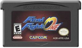 Cartridge artwork for Final Fight on the Nintendo Game Boy Advance.