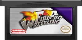Cartridge artwork for Fire Pro Wrestling on the Nintendo Game Boy Advance.