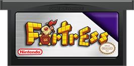 Cartridge artwork for Fortress on the Nintendo Game Boy Advance.