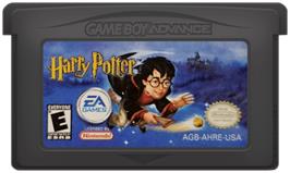 Cartridge artwork for Harry Potter and the Sorcerer's Stone on the Nintendo Game Boy Advance.