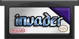 Cartridge artwork for Invader on the Nintendo Game Boy Advance.