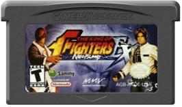 Cartridge artwork for King of Fighters EX: Neo Blood on the Nintendo Game Boy Advance.