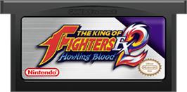 Cartridge artwork for King of Fighters EX2: Howling Blood on the Nintendo Game Boy Advance.