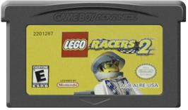 Cartridge artwork for LEGO Racers 2 on the Nintendo Game Boy Advance.