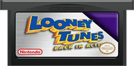 Cartridge artwork for Looney Tunes Back in Action on the Nintendo Game Boy Advance.