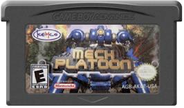 Cartridge artwork for Mech Platoon on the Nintendo Game Boy Advance.