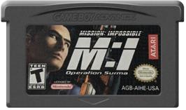 Cartridge artwork for Mission Impossible: Operation Surma on the Nintendo Game Boy Advance.