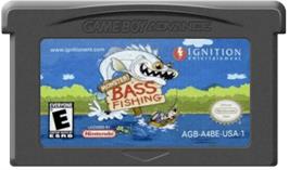 Cartridge artwork for Monster! Bass Fishing on the Nintendo Game Boy Advance.
