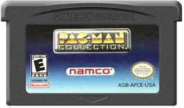 Cartridge artwork for Pac-Man Collection on the Nintendo Game Boy Advance.