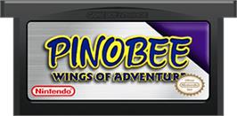 Cartridge artwork for Pinobee: Wings of Adventure on the Nintendo Game Boy Advance.