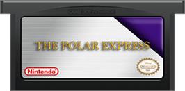 Cartridge artwork for Polar Express on the Nintendo Game Boy Advance.