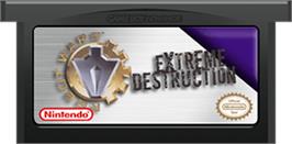 Cartridge artwork for Robot Wars 2: Extreme Destruction on the Nintendo Game Boy Advance.