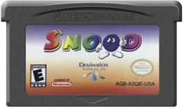 Cartridge artwork for Snood on the Nintendo Game Boy Advance.