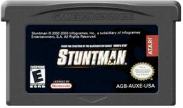 Cartridge artwork for Stuntman on the Nintendo Game Boy Advance.