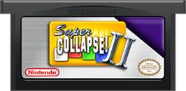 Cartridge artwork for Super Collapse! 2 on the Nintendo Game Boy Advance.