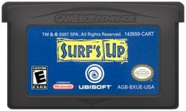 Cartridge artwork for Surf's Up on the Nintendo Game Boy Advance.