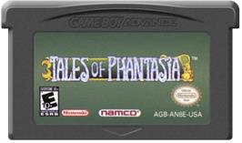 Cartridge artwork for Tales of Phantasia on the Nintendo Game Boy Advance.